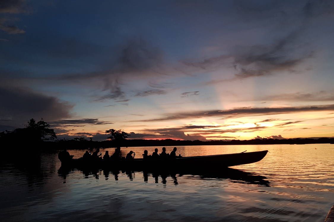 Zoom:   Besuch des Amazonasigen