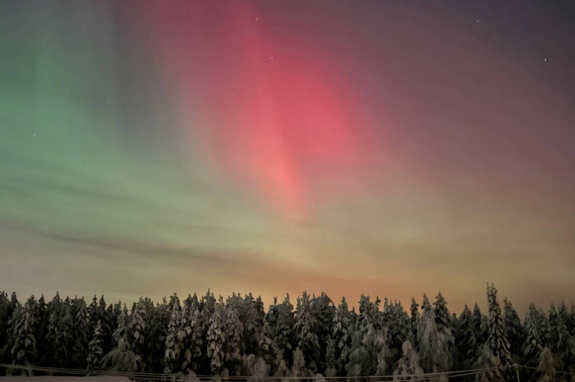 Zoom: Schneeschuhtouren Finnisch Lappland 2026 tanzende Nordlichter