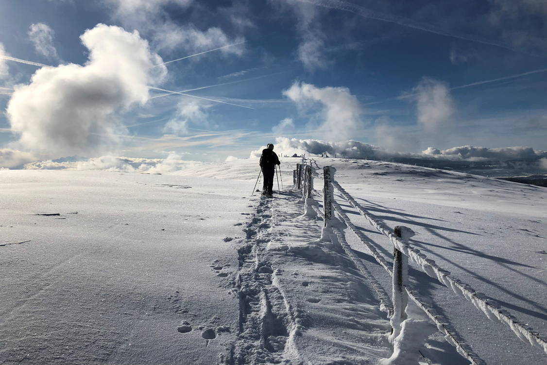 Zoom: Schneeschuhtouren Jura Haute Route II