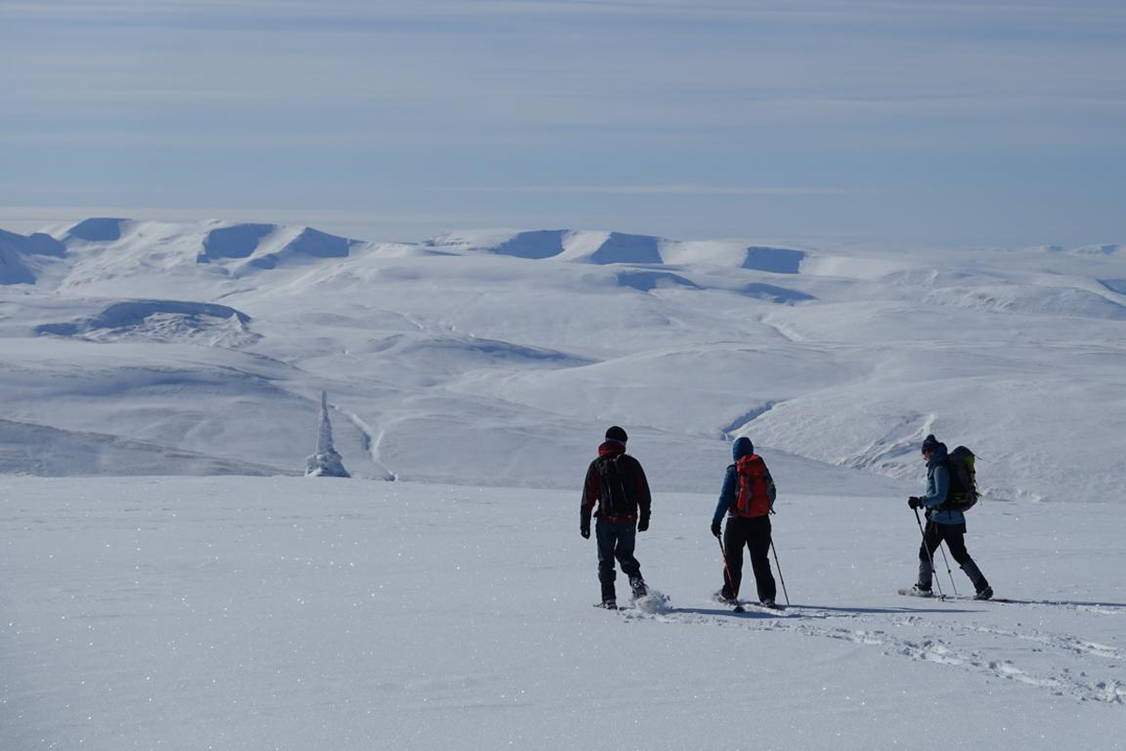 Zoom: Island Schneeschuhtouren