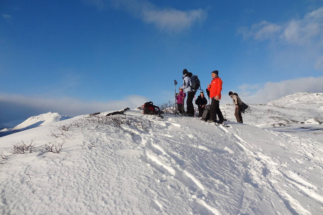 Zoom: Norwegisch Lappland Schneeschuhtourenjpg