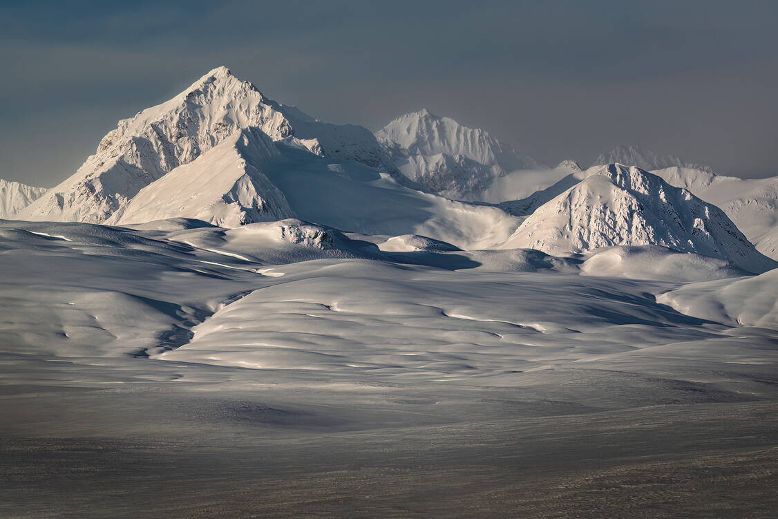 Zoom: Yukon Schneeschuhtouren-Reise - einzigartige Bergpanoramen