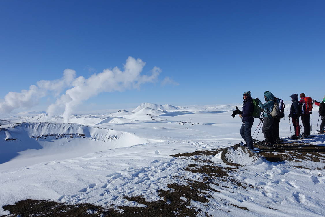 Zoom: Island Schneeschuhtouren