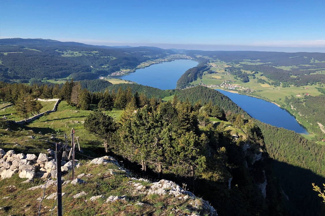 Zoom: Panorama-Weitwanderung Jura II  Blick auf Vallee de Joux