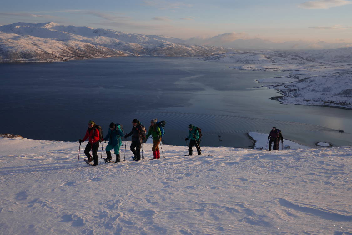 Zoom: Schneeschuhtouren Tromsö