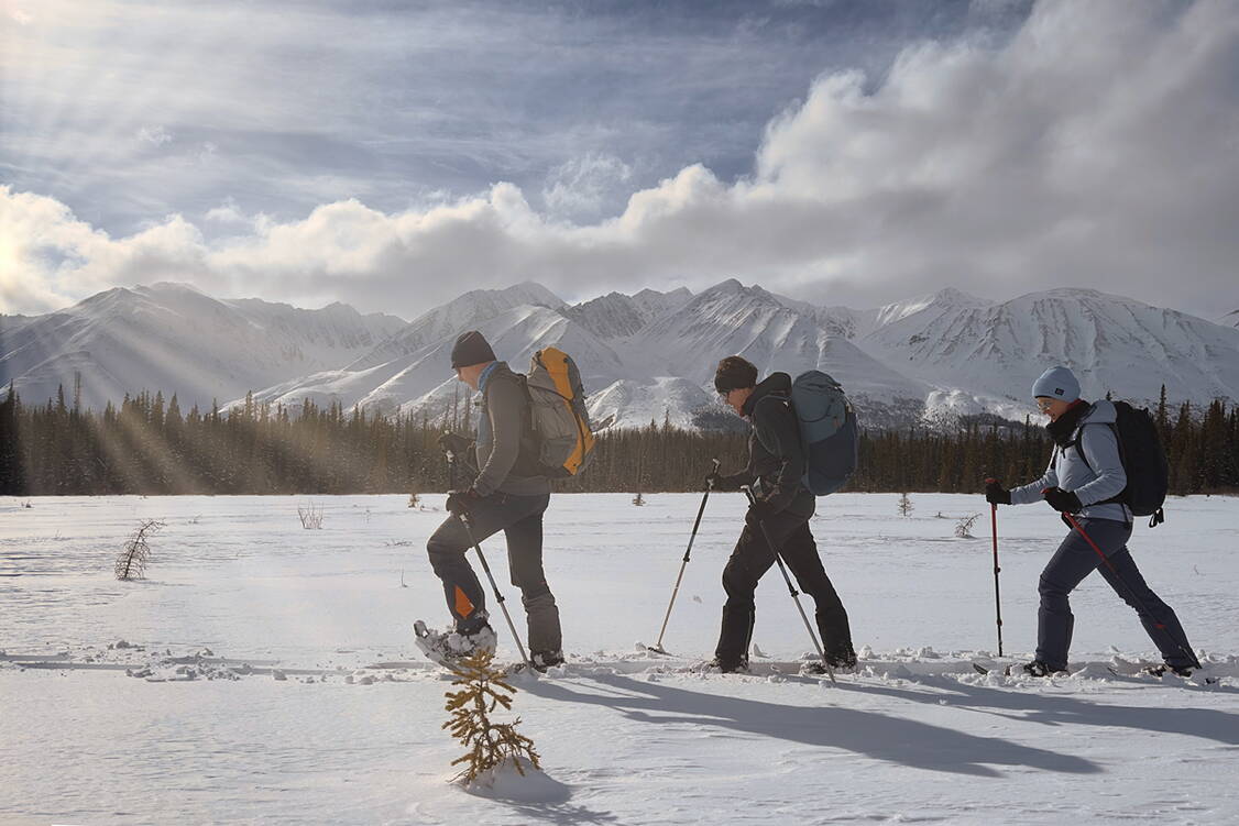 Zoom: Yukon Schneeschuhtouren-Reise - Schritt für Schrtitt, der Weg ist das Ziel