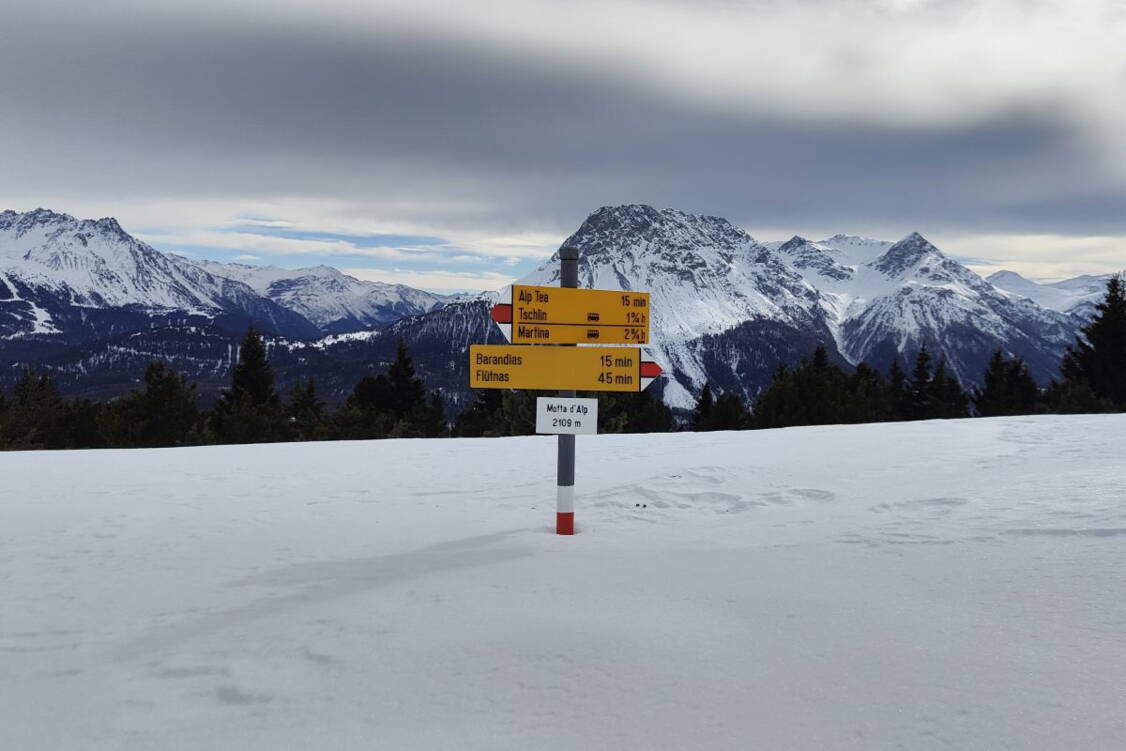 Zoom: Schneeschuhtouren Unterengadin
