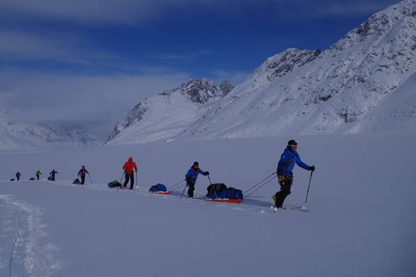 Zoom: Grönland Karale Ski Haute Route