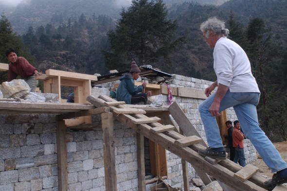 Zoom: Spital Lukla - der Bau