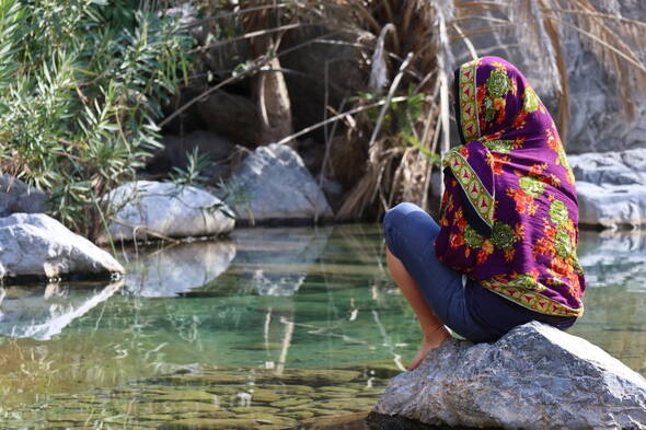 Zoom: Wanderreise Oman - stille Momente am kostbaren Wasser