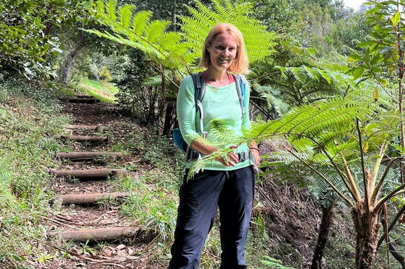 Zoom: Reiseleiterin Sarah Leuenberger auf Madeira