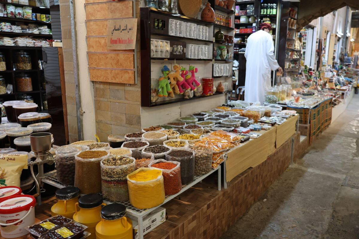 Zoom: Wanderreise Oman - Souq in Muscat