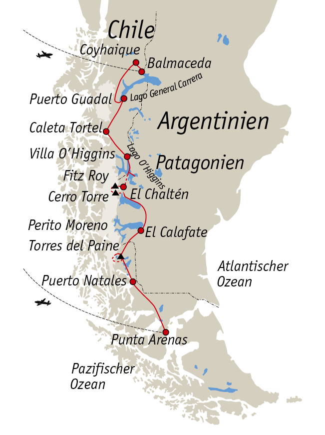 Zoom: Wanderreise Patagonien