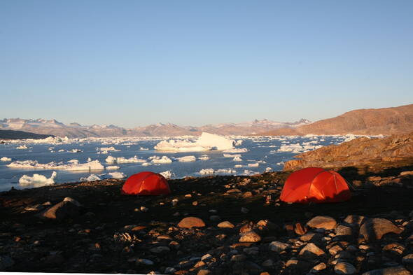 Zoom: Grönland Trekking - Abendstimmung am Johan Peterson Fjord