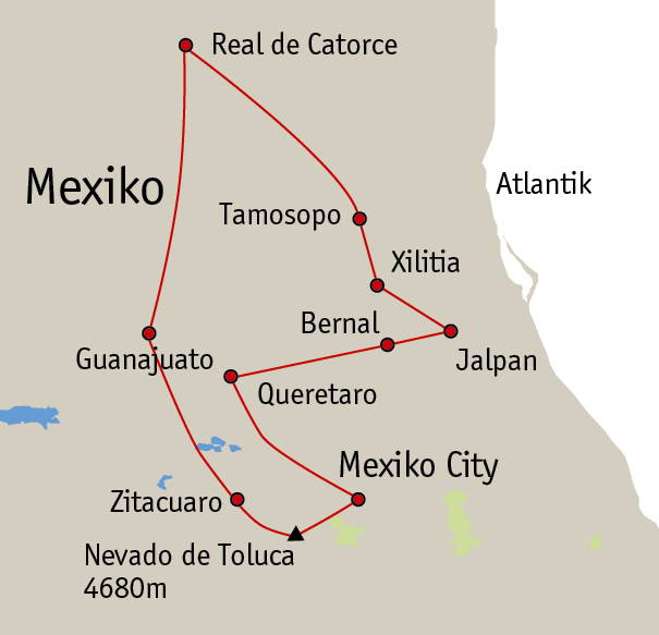 Zoom: Erlebnisreise Mexiko