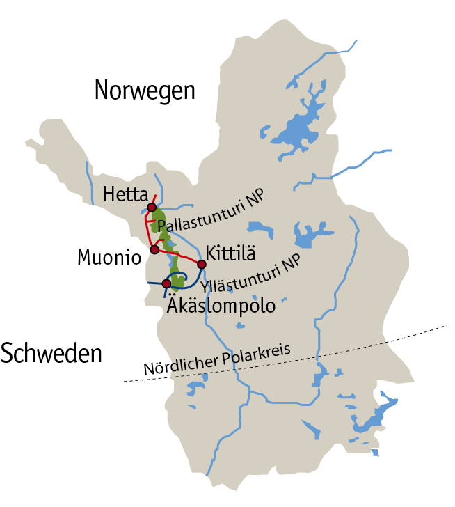 Zoom: Finnisch Lappland Pallas Tunturi 